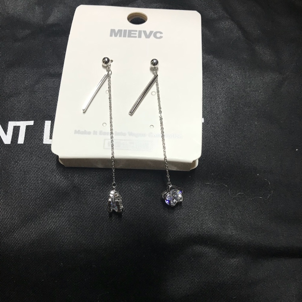 Korean Fashion Crystal Long Earring